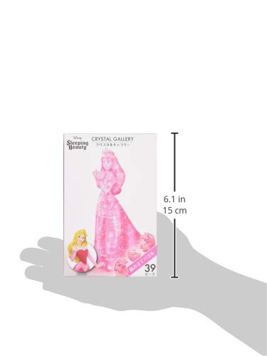 Hanayama 39 Piece 3D Jigsaw Puzzle Crystal Gallery Sleeping Beauty Princess Aurora - Image 3